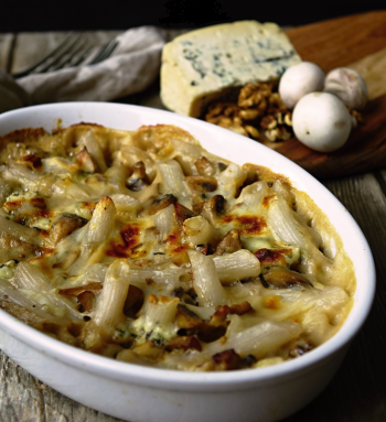 Zapečené rýžové těstoviny - penne